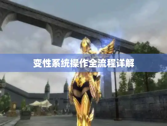 变性系统操作全流程详解