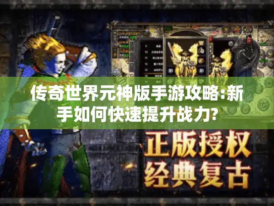 传奇世界元神版手游攻略:新手如何快速提升战力?