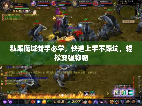 私服魔域新手必学，快速上手不踩坑，轻松变强称霸