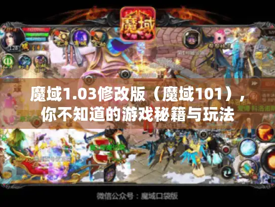 魔域1.03修改版（魔域101）,你不知道的游戏秘籍与玩法