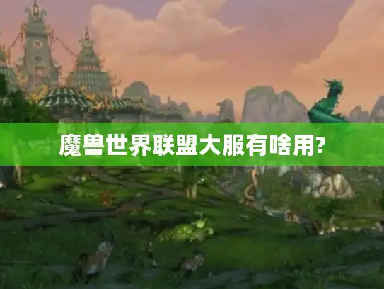 魔兽世界联盟大服有啥用?