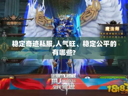稳定奇迹私服,人气旺、稳定公平的有哪些?