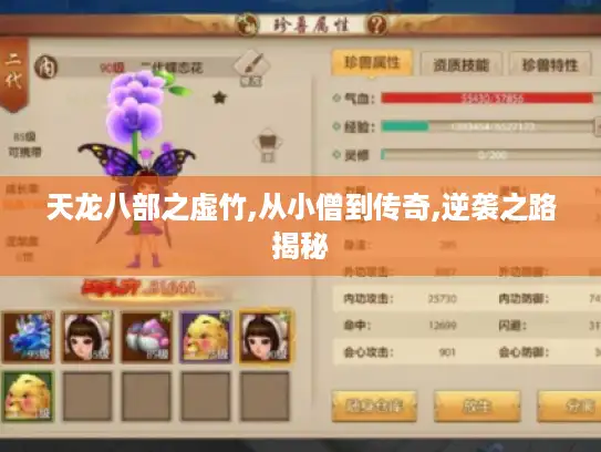 天龙八部之虚竹,从小僧到传奇,逆袭之路揭秘 天龙八部之虚竹,从小僧到传奇,逆袭之路揭秘