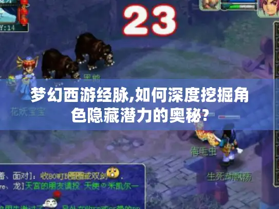 梦幻西游经脉,如何深度挖掘角色隐藏潜力的奥秘?