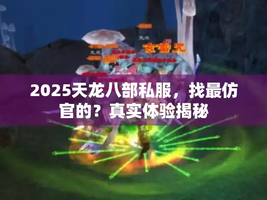2025天龙八部私服,找最仿官的?真实体验揭秘 2025天龙八部私服,找最仿官的?真实体验揭秘