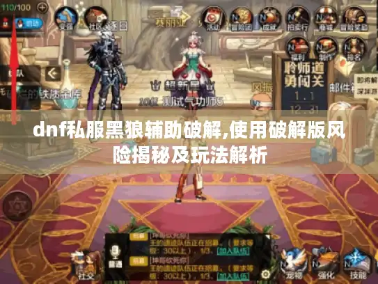 dnf私服黑狼辅助破解,使用破解版风险揭秘及玩法解析