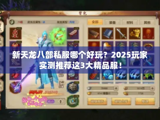 新天龙八部私服哪个好玩？2025玩家实测推荐这3大精品服！